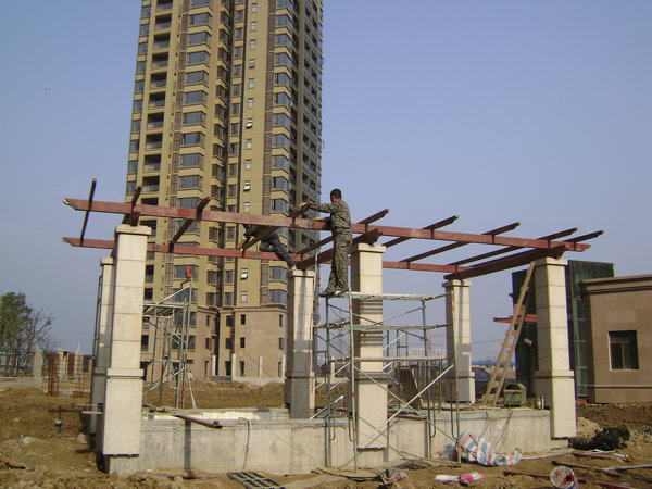 钢结构施式过程